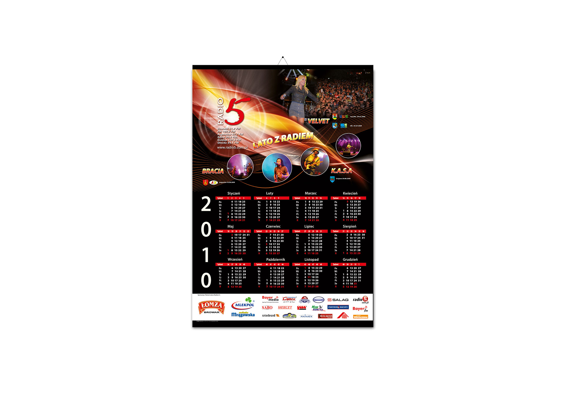 kalendarz plakatowy radio 5