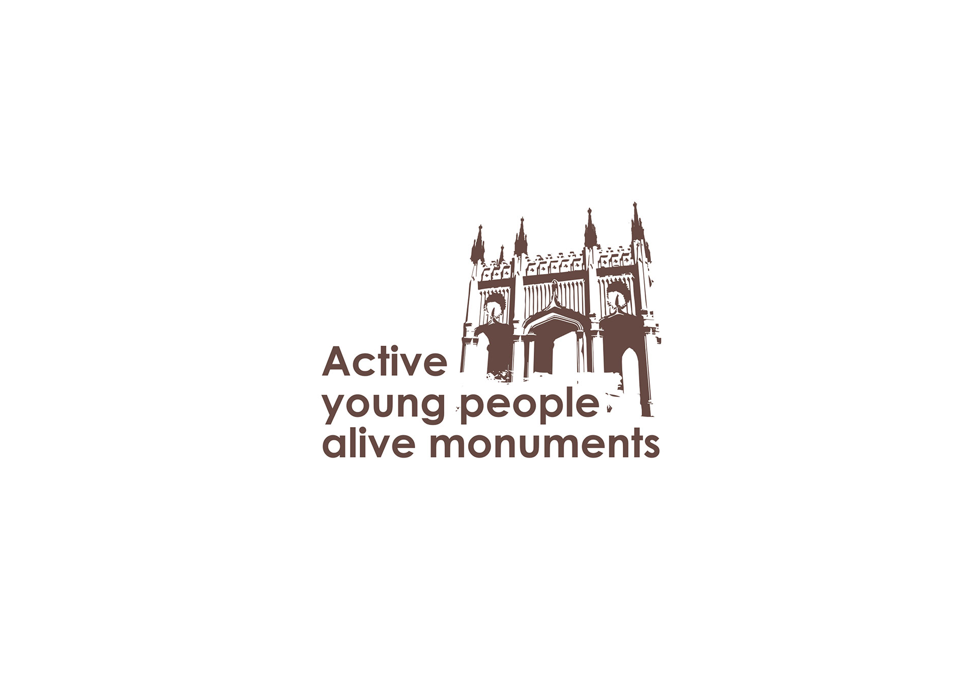 Logo Active young people alive monuments