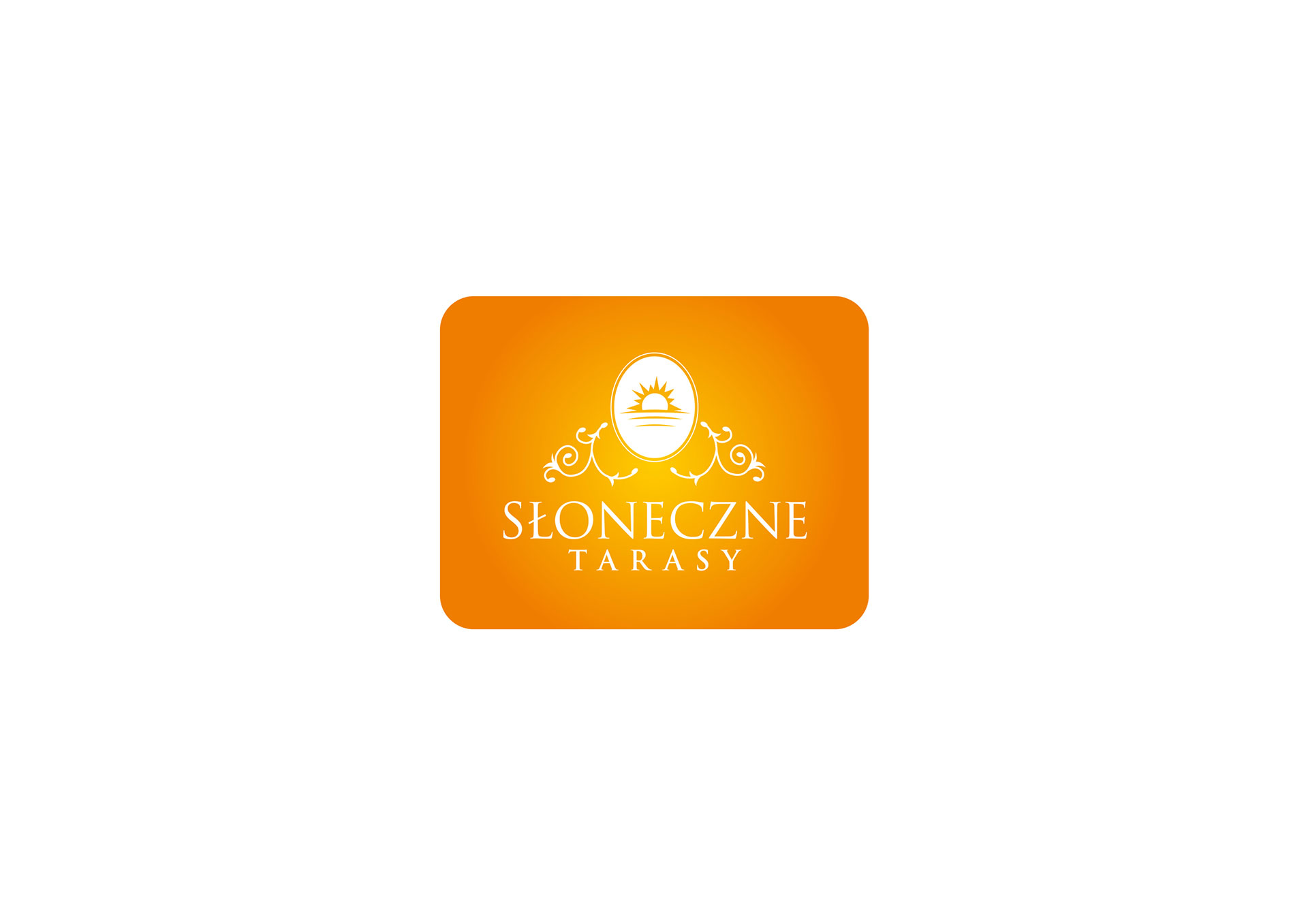 Projekt logo Słonecznych Tarasów