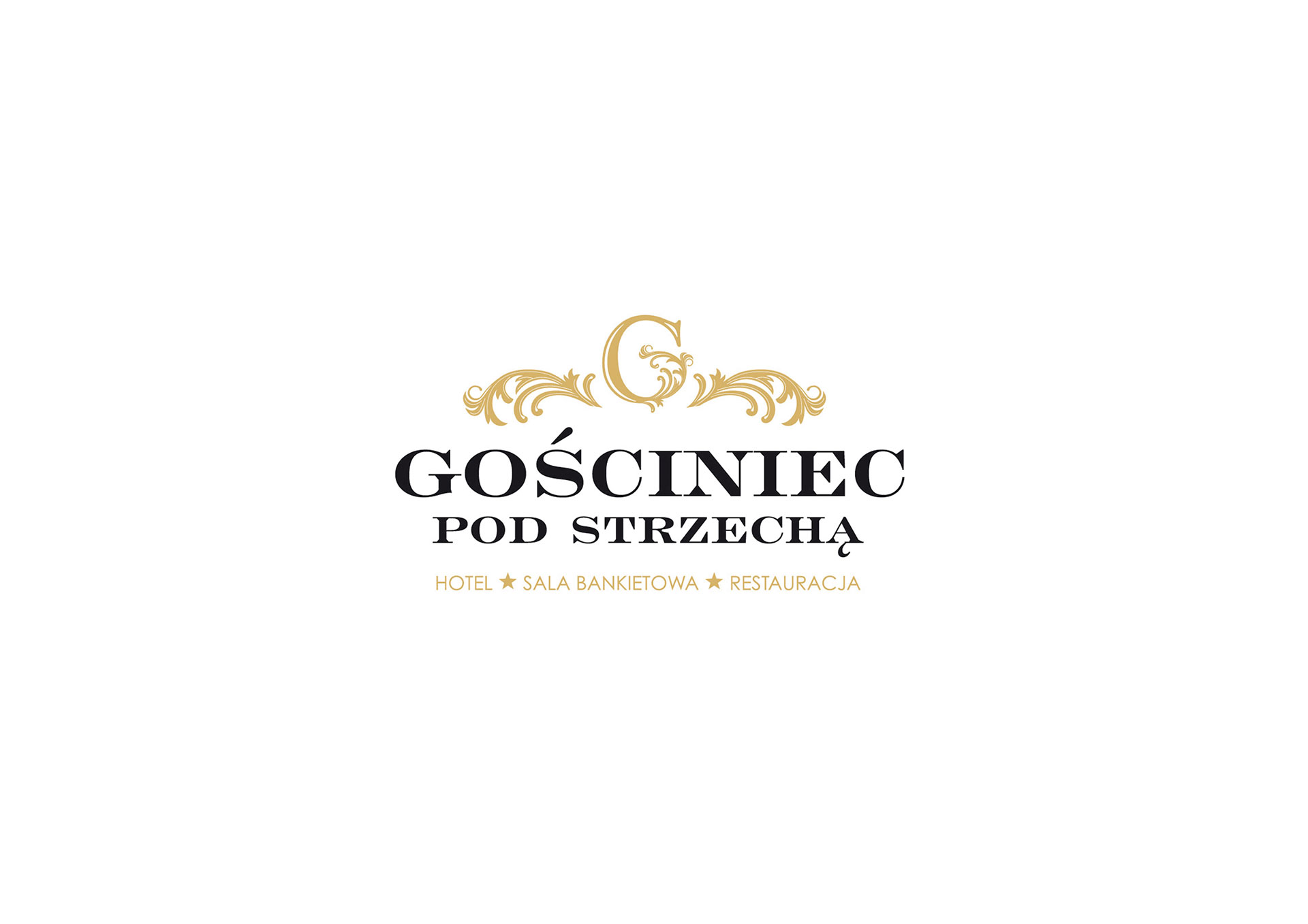 Projekt logo Gościńca pod strzechą