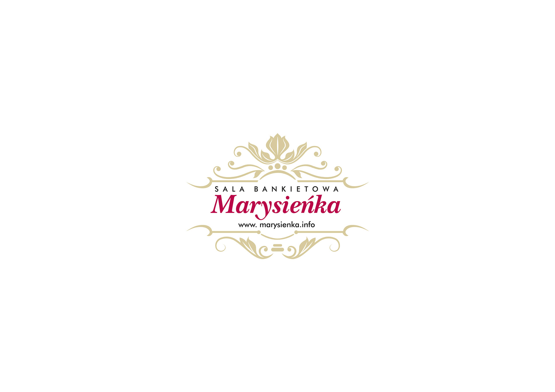 Projekt logo Sali Bankietowej Marysieńka