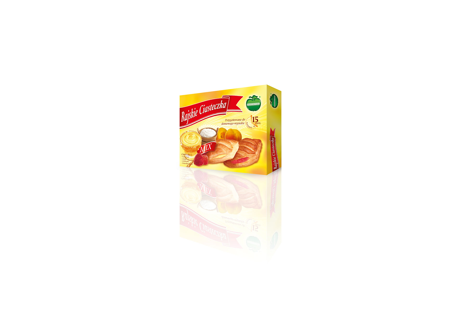 Opakowanie Rajskie Ciasteczka Paradisofood