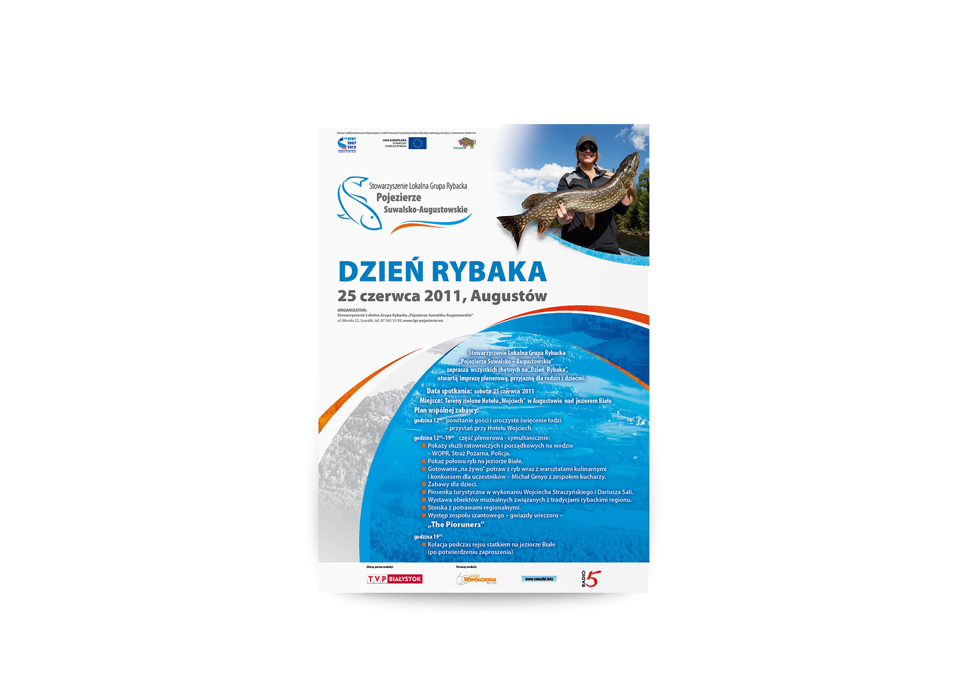 plakat Dzień rybaka 2011 LGR