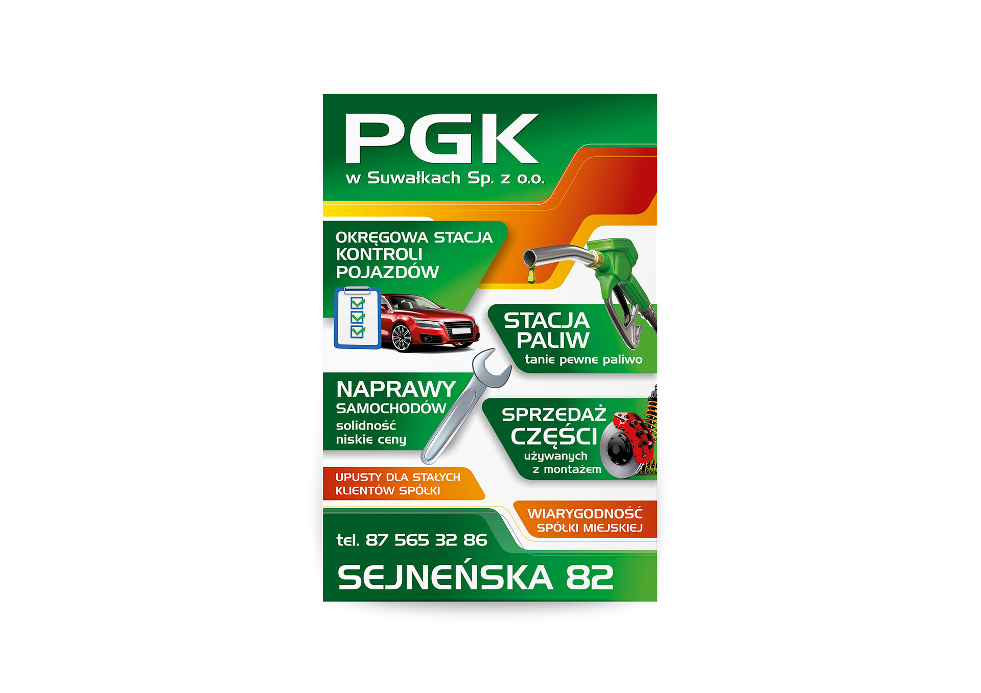Plakat PGK Suwałki